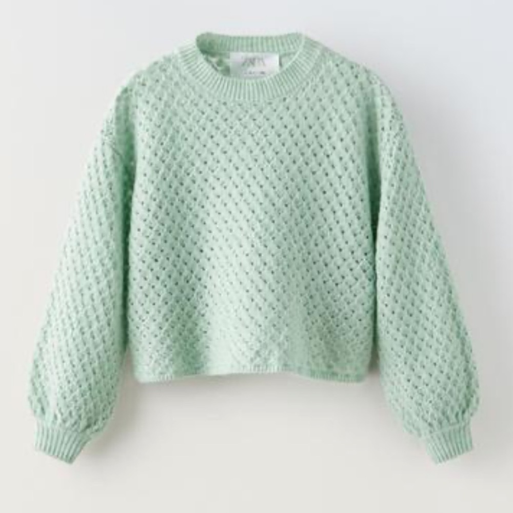 Mint Green Knit Sweater